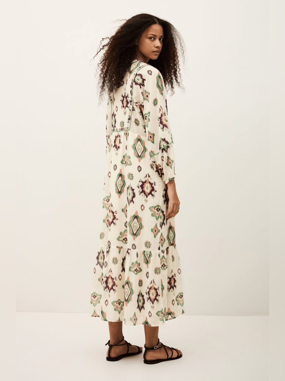 Ba&sh Oelia Dress in Ecru - Picture 2 of 6